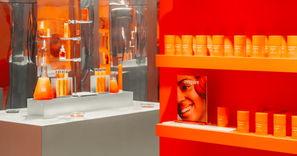 Pop-up store Respire à l'occasion du lancement de sa nouvelle gamme